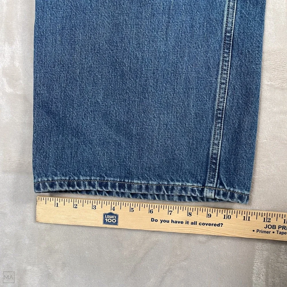 Banana Republic Women's Jeans High Rise Rigid Wide Leg‎ Denim 31L (Long) Blue